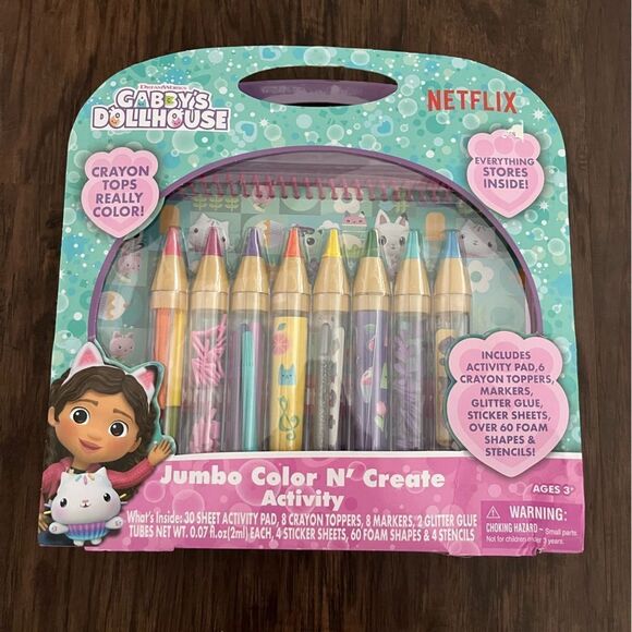 Gabby’s dollhouse jumbo color and create activity kit - Picture 1 of 3